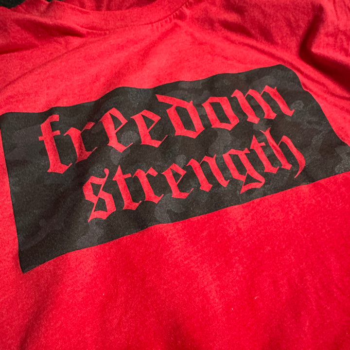 Camo cutout logo - Freedom Strength Co.
