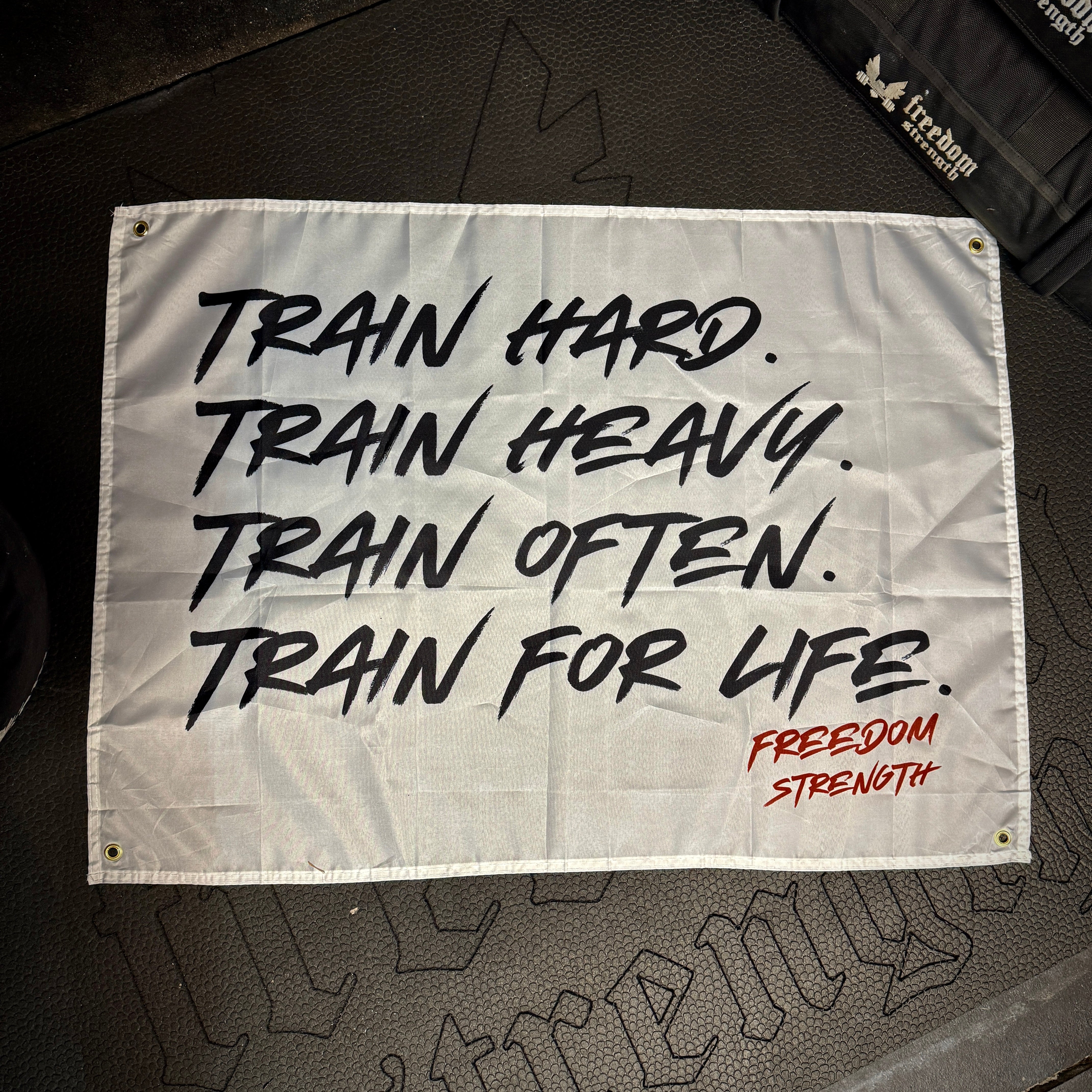Train For Life Banner - Freedom Strength Co.