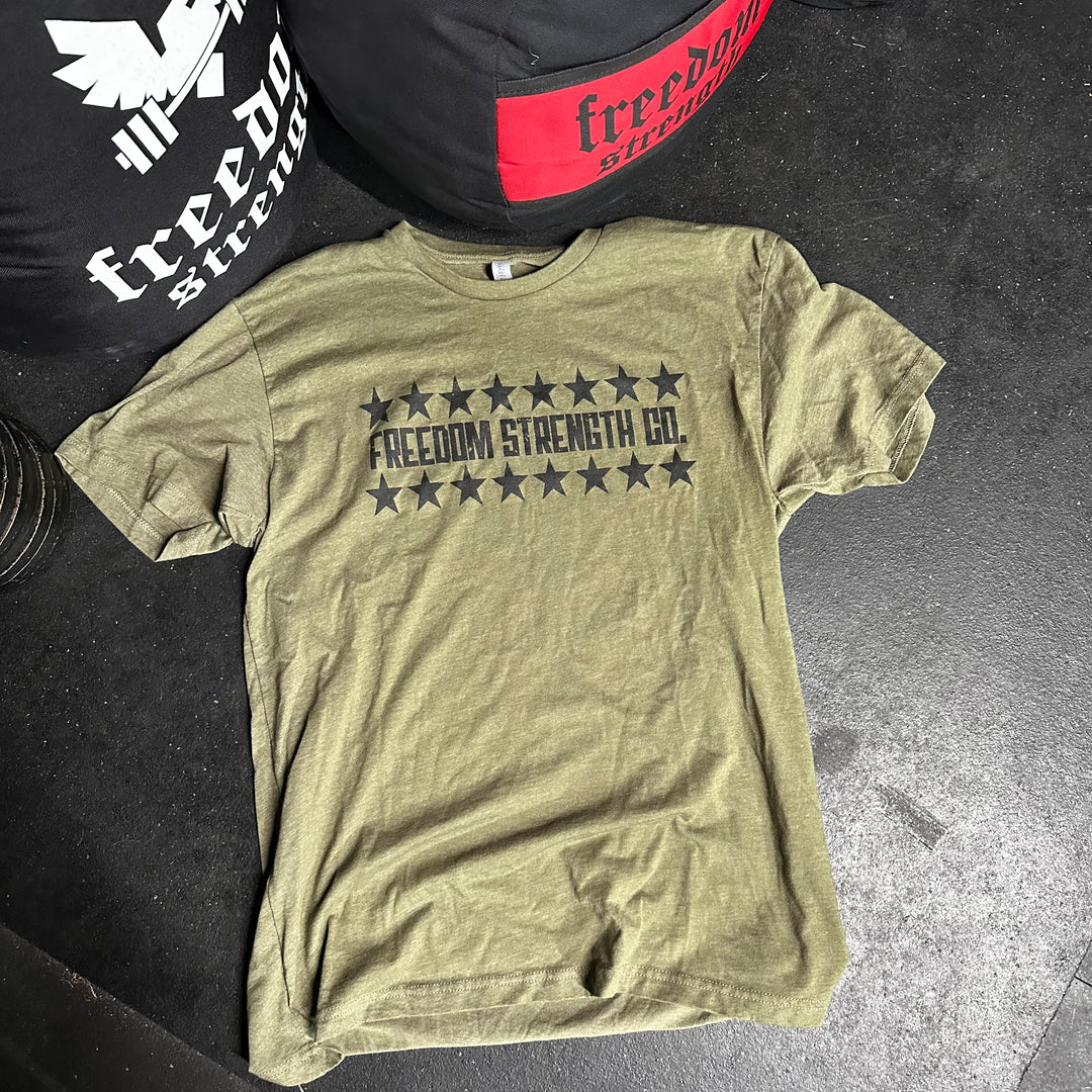 Stars logo t-shirt - Freedom Strength Co.